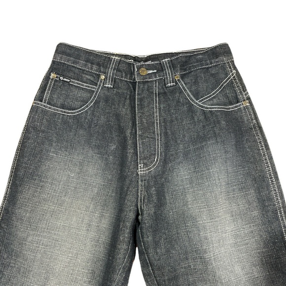 CJ Jeans Collection Mens 5 Pocket Black Denim Straight Leg Jeans Size 30x30 - Picture 4 of 6